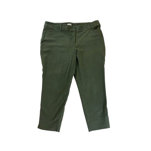 Loft Plus Women's Olive Green Marissa The Riviera Pant - 16 - Picture 1 of 14